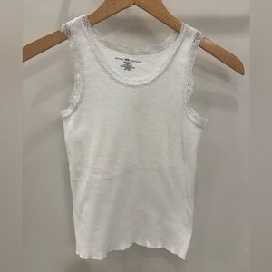 Brandy Melville Lace-Edged Tank Top